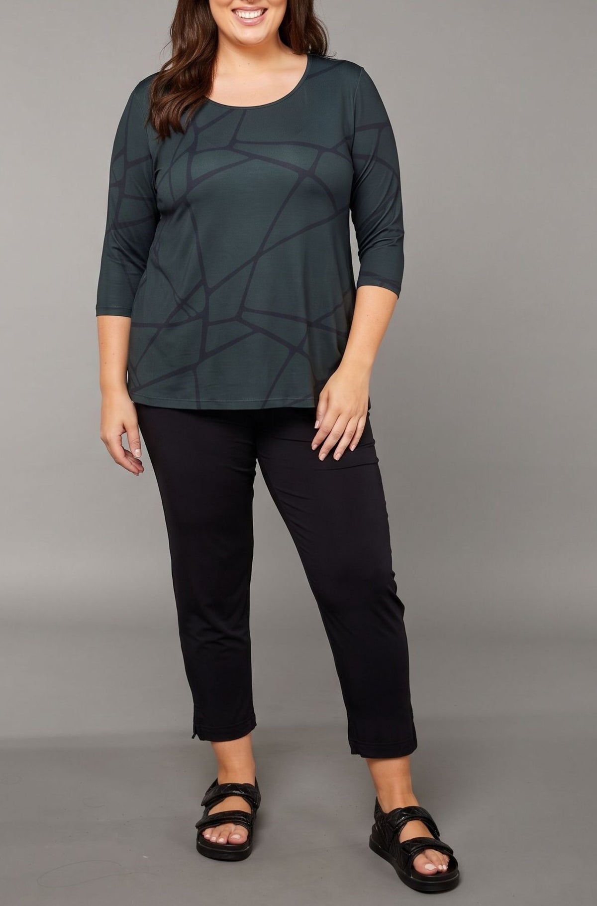 Swing 3/4 Sleeve Sample - Marble