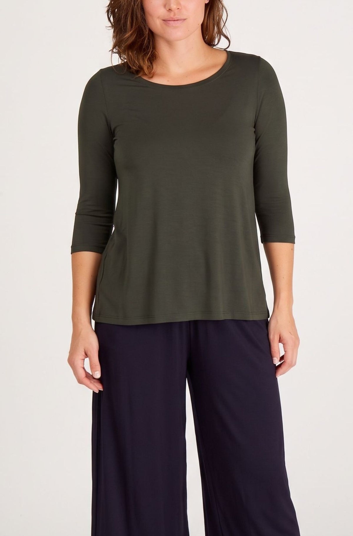 Swing 3/4 Sleeve Sample - Duffel