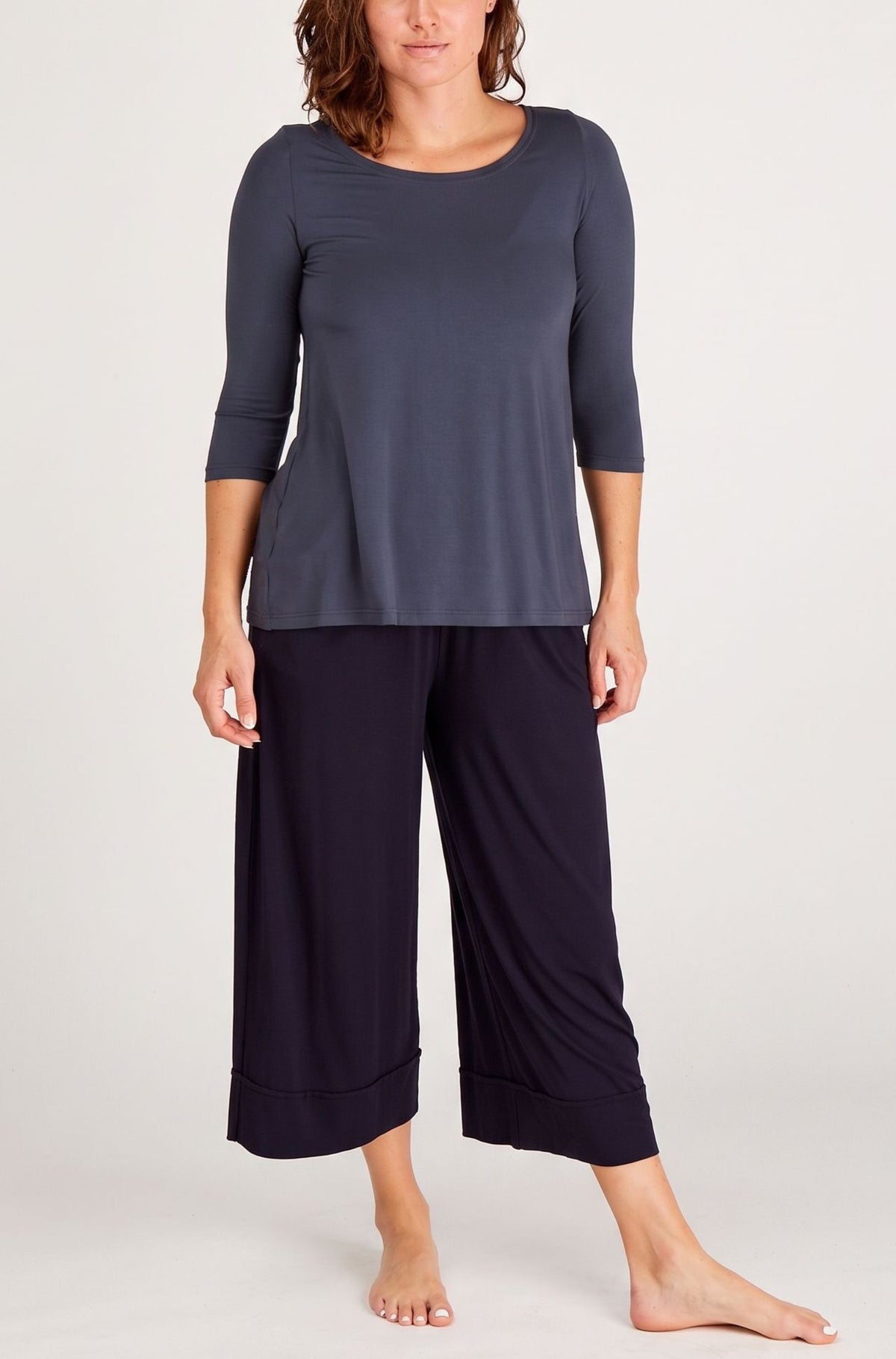 Swing 3/4 Sleeve Sample - Indigo