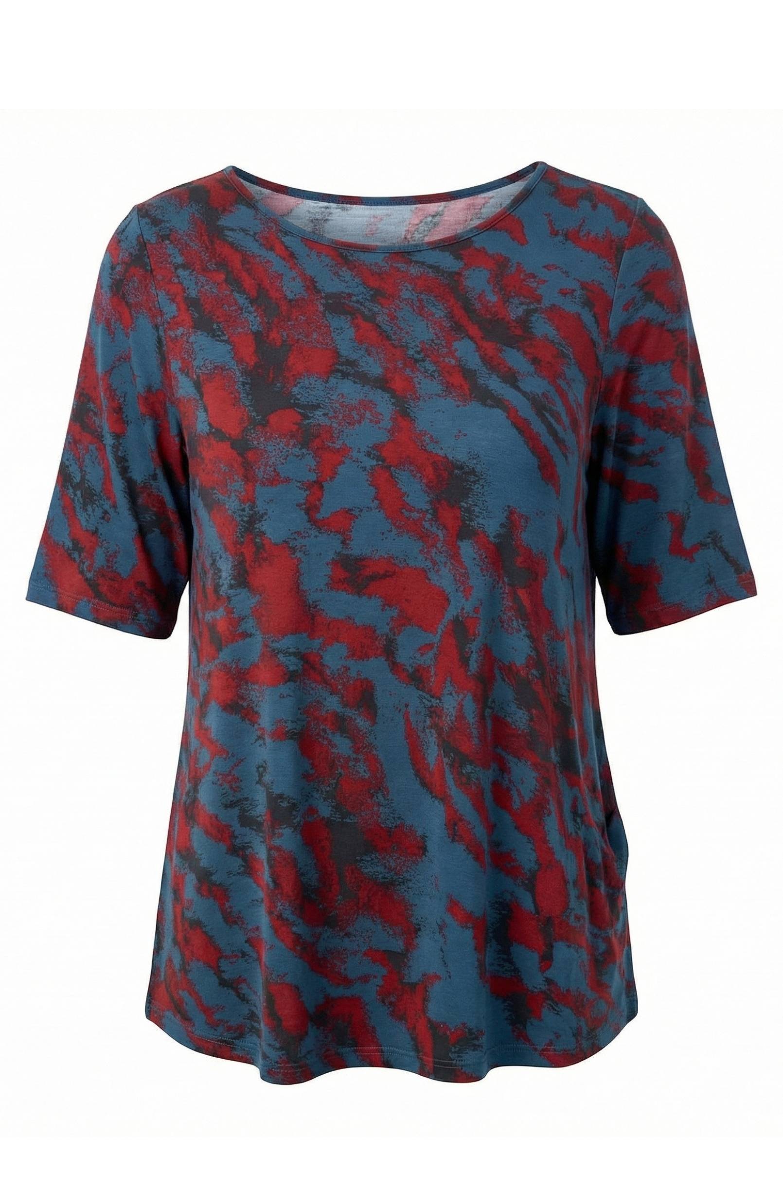Elbow Swing Tee - Earth Print