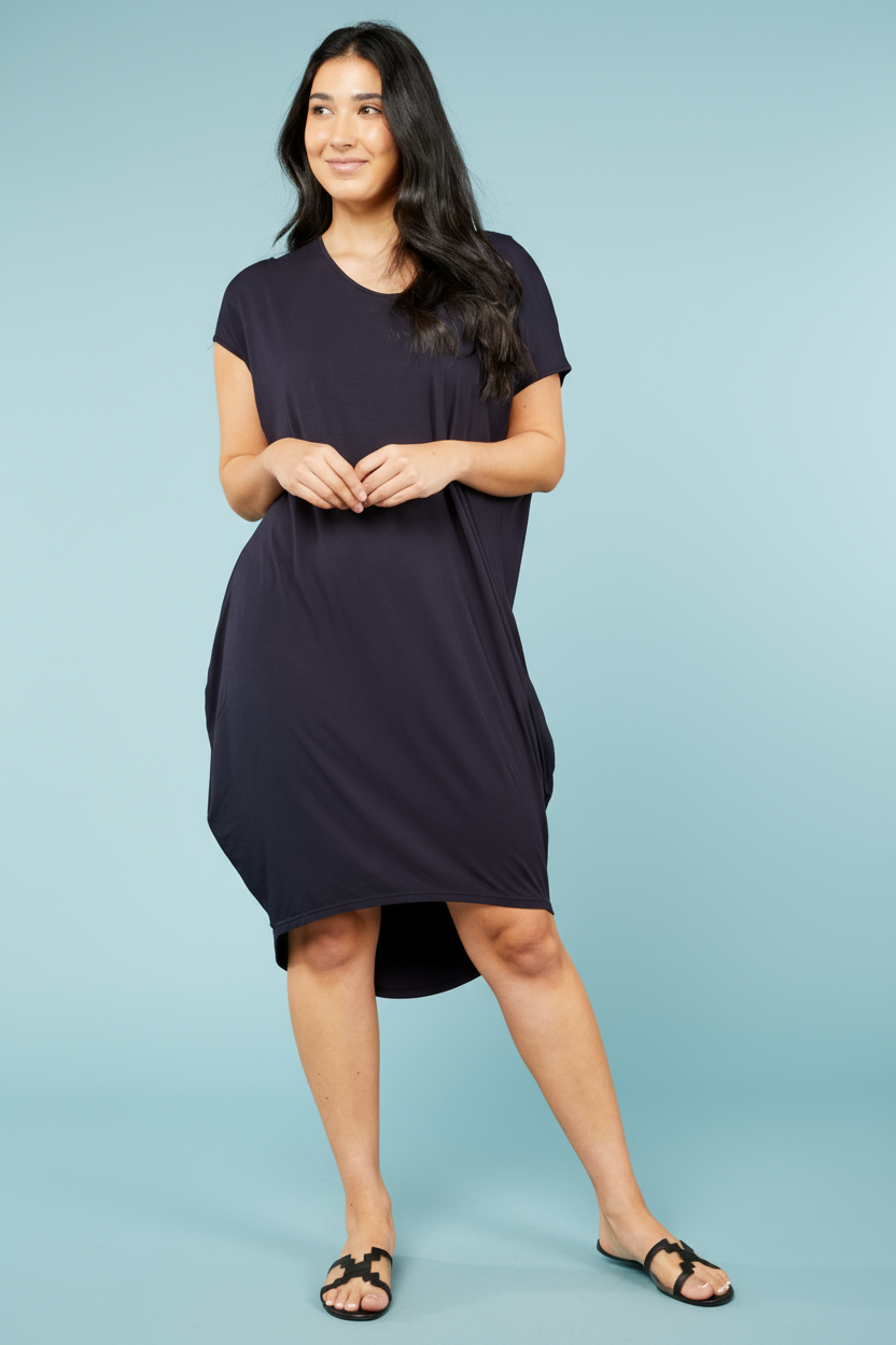 Tulip Dress - French Navy