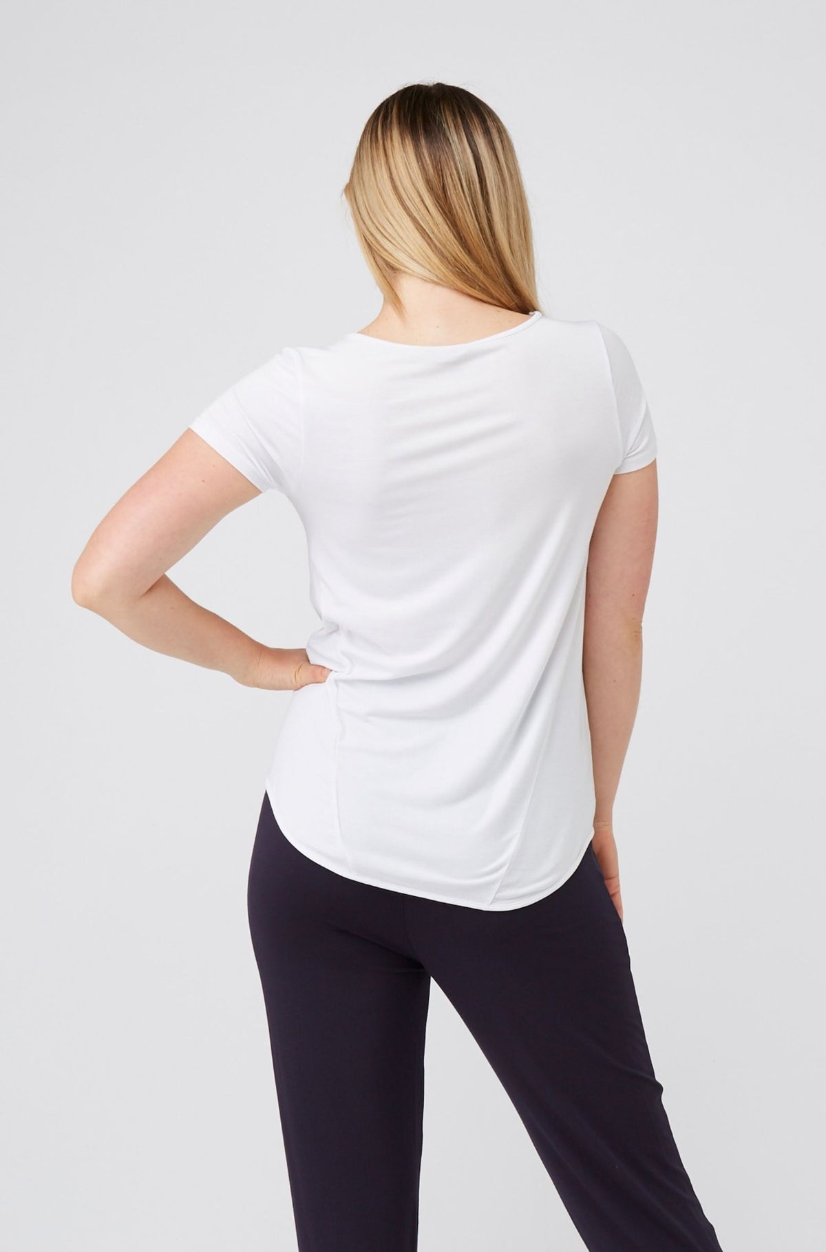 Panel Tee Sample | White