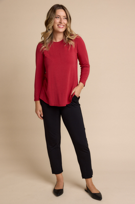 Cara Long Sleeve - Red Berry