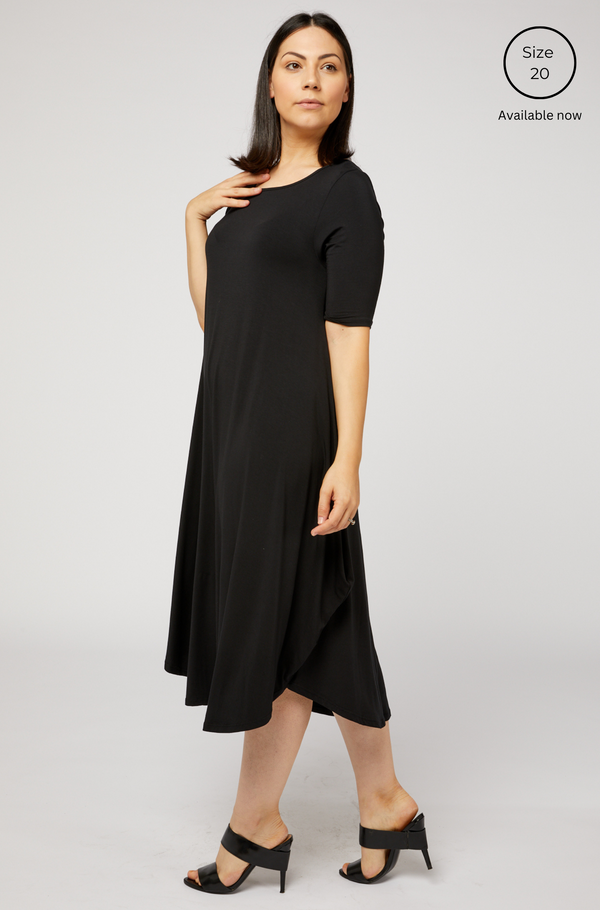 Original Tri Dress - Black - Tani Australia