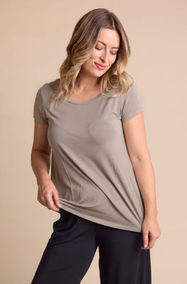 Swing Tee Sample - Taupe
