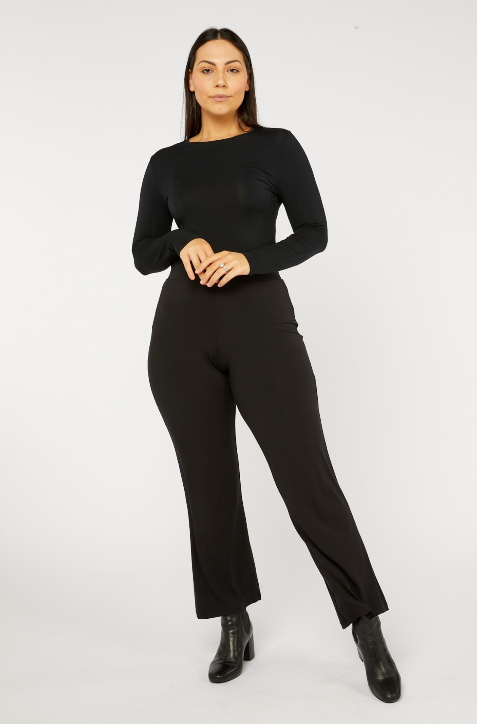 Full Straight Pant Black