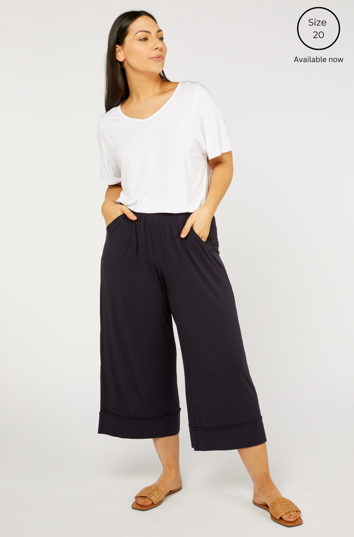 Culotte Resort Pant French Navy