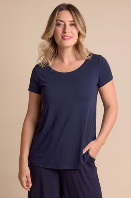 Swing Tee Sample - Indigo