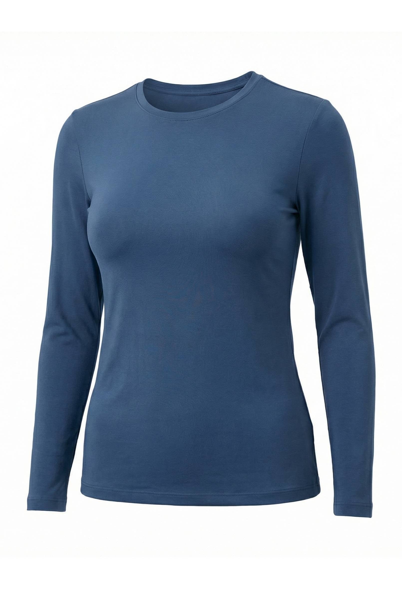 High Neck Long Sleeve - Marine