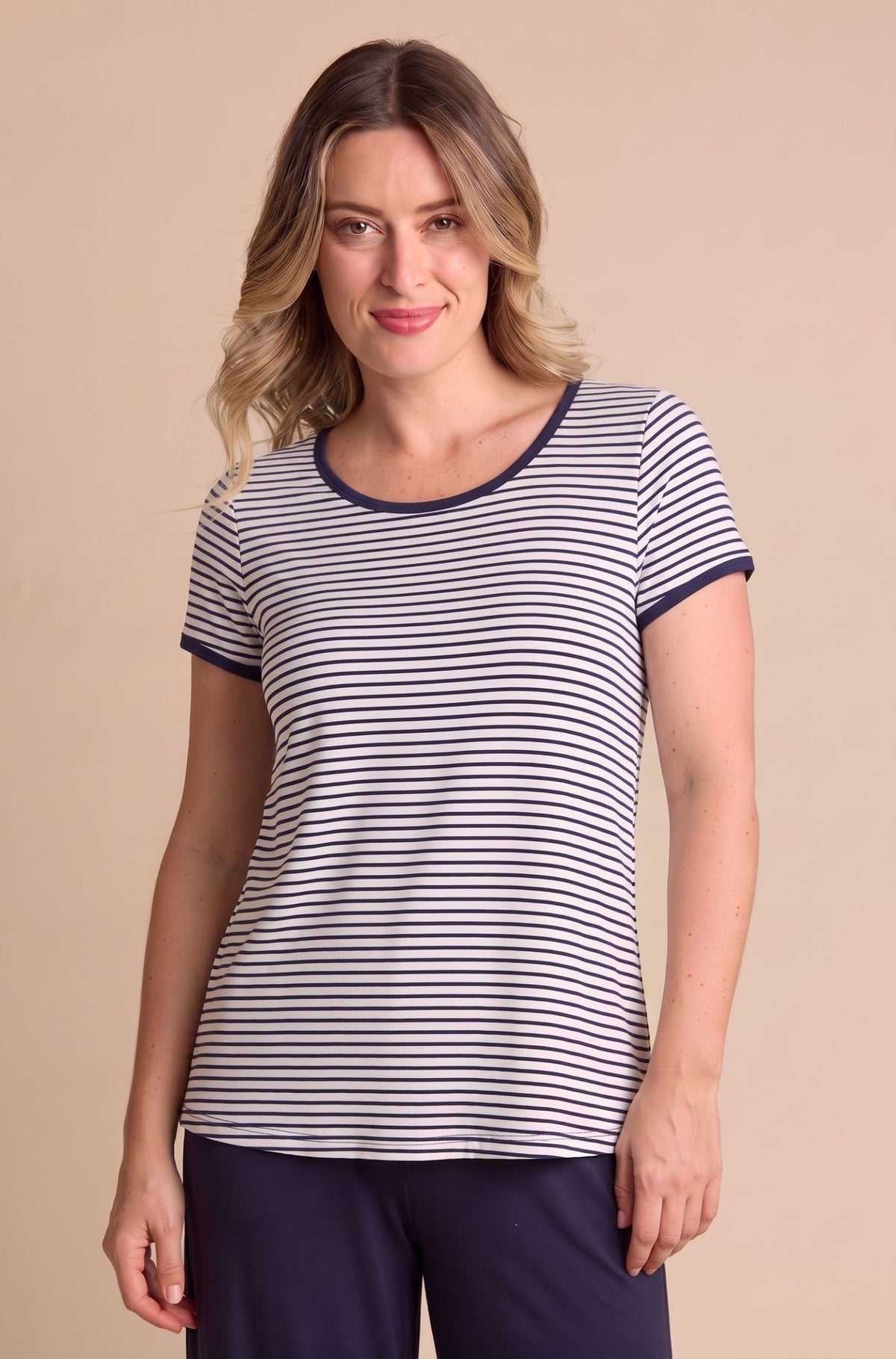 Swing Tee Sample - Pinstripe