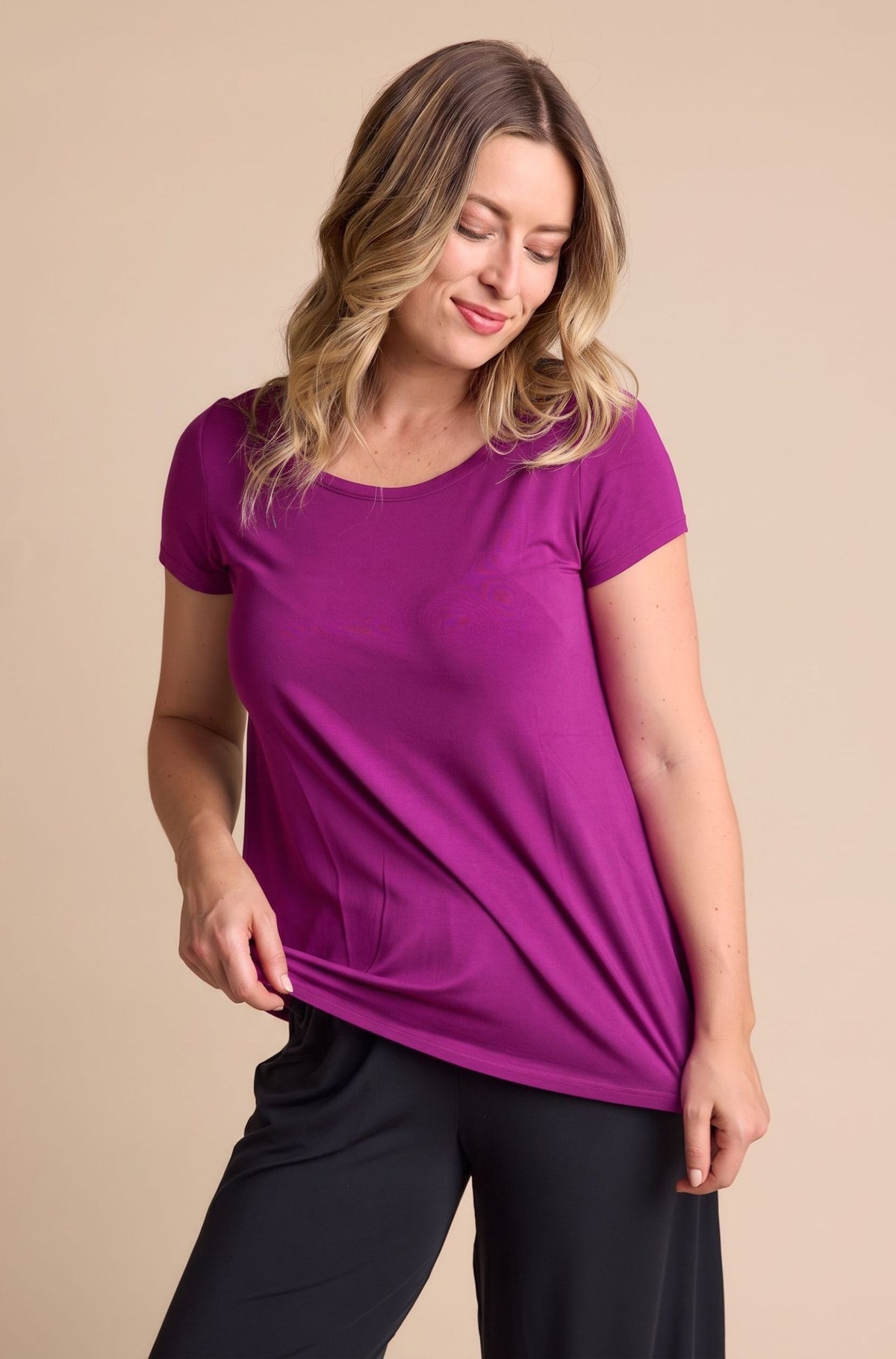 Swing Tee Sample - Fuchsia