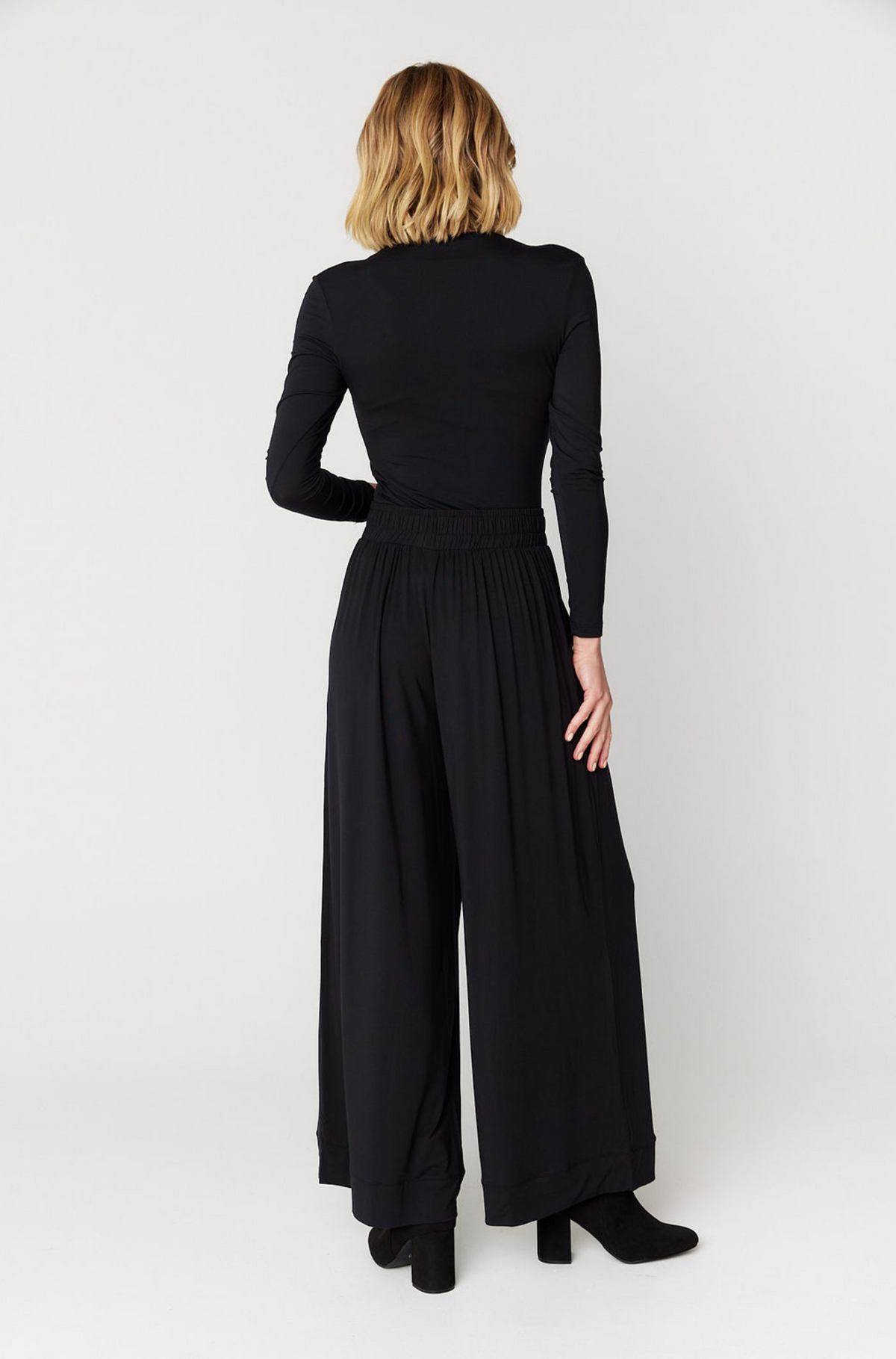 Bella Palazzo Pant - Black