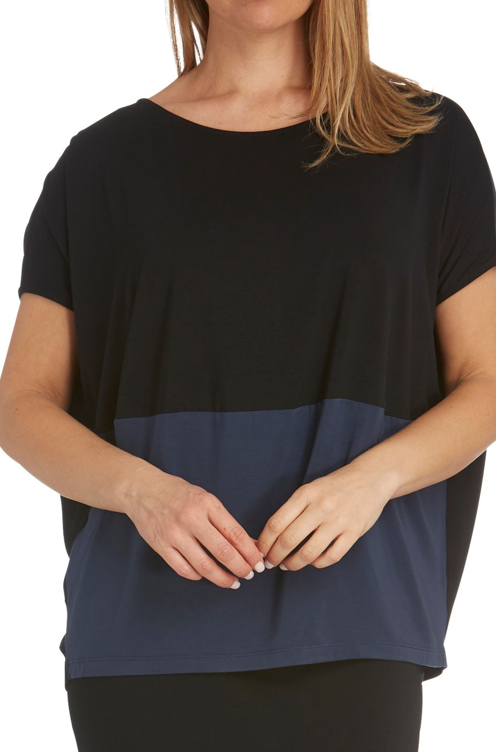 Box Top - Two Tone Indigo