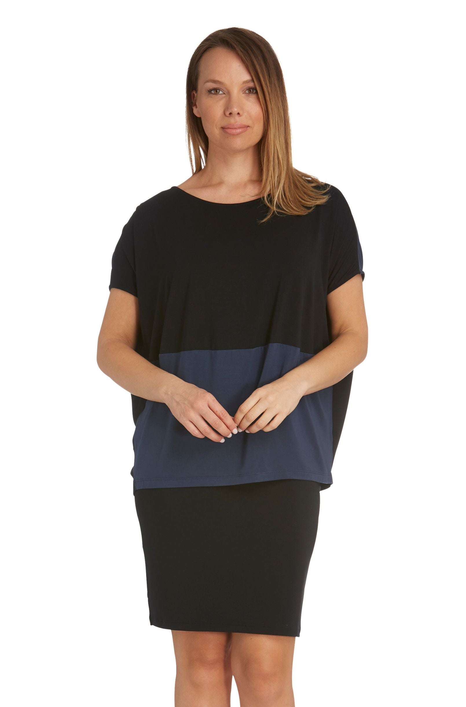 Box Top - Two Tone Indigo