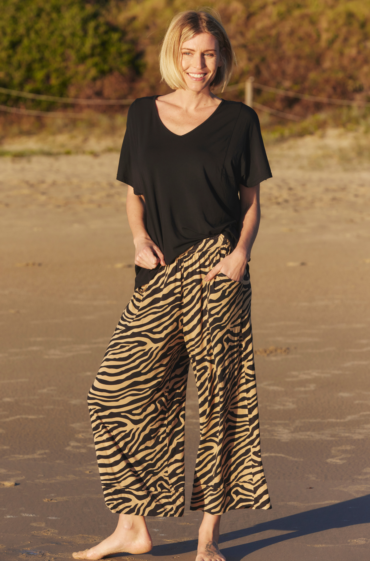 Culotte Resort Pant - Sahara