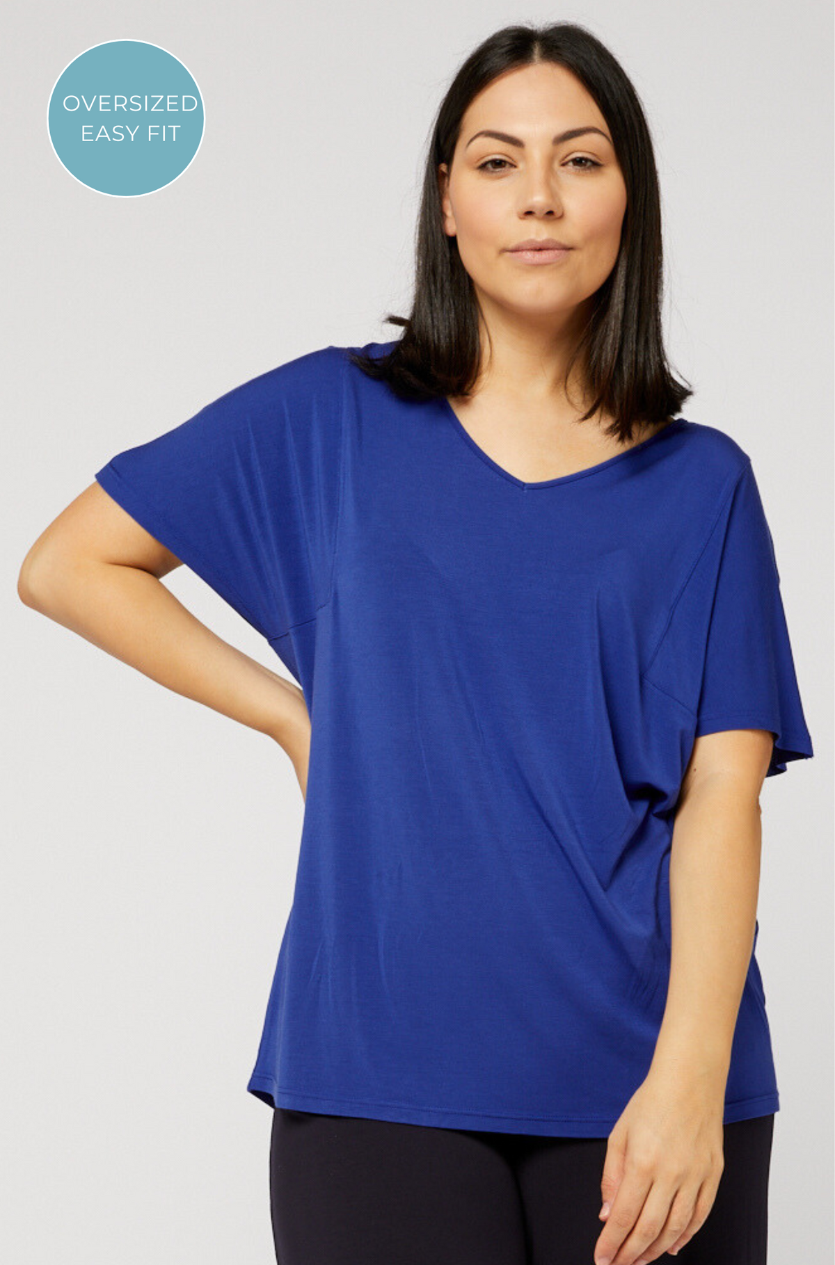 Ivy Swing Tee - Sapphire