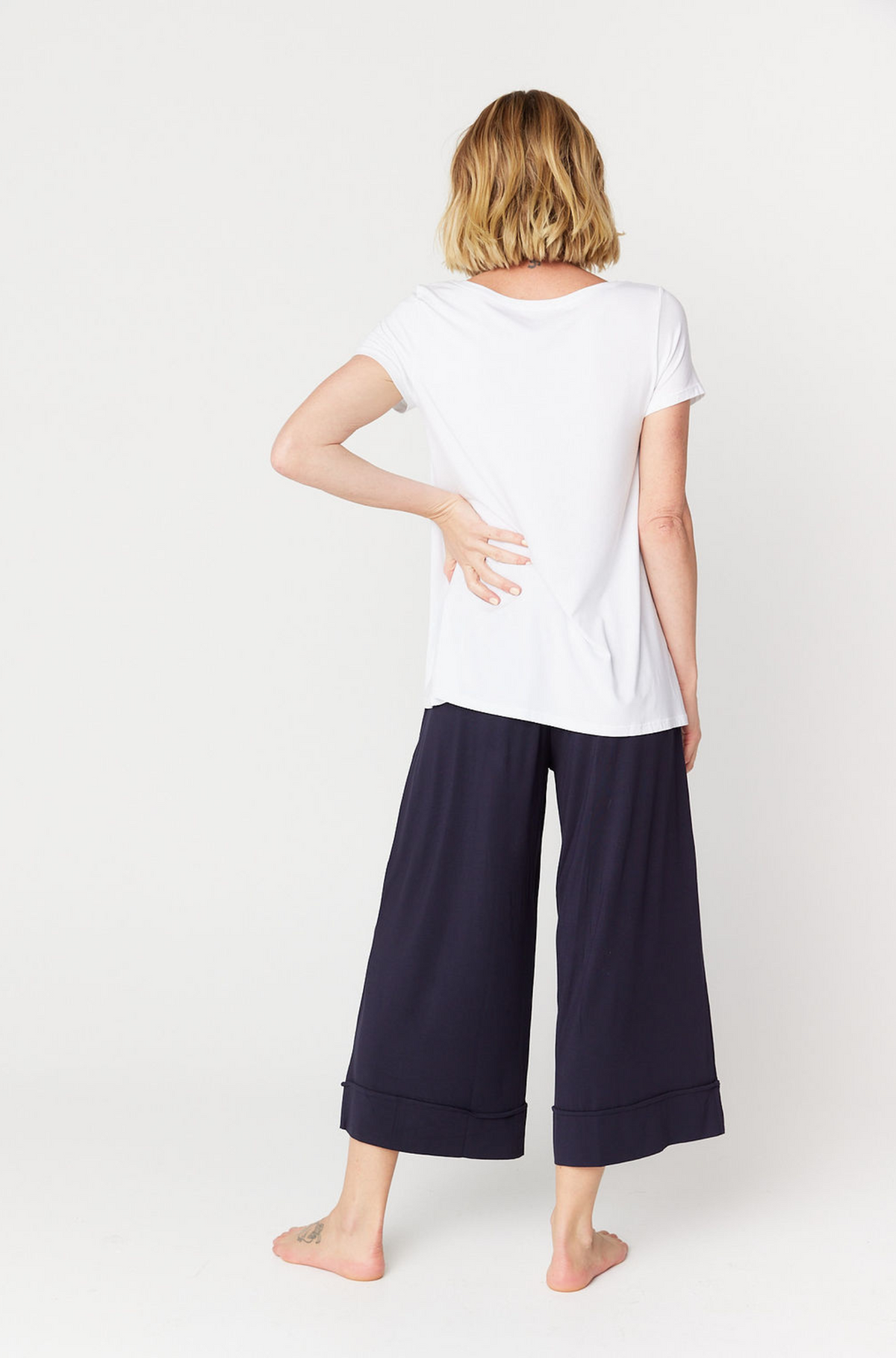 Culotte Resort Pant - French Navy