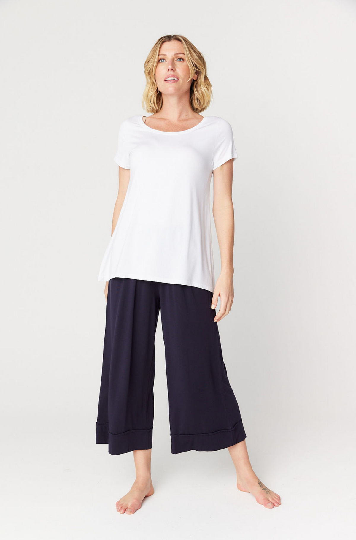 Culotte Resort Pant - French Navy