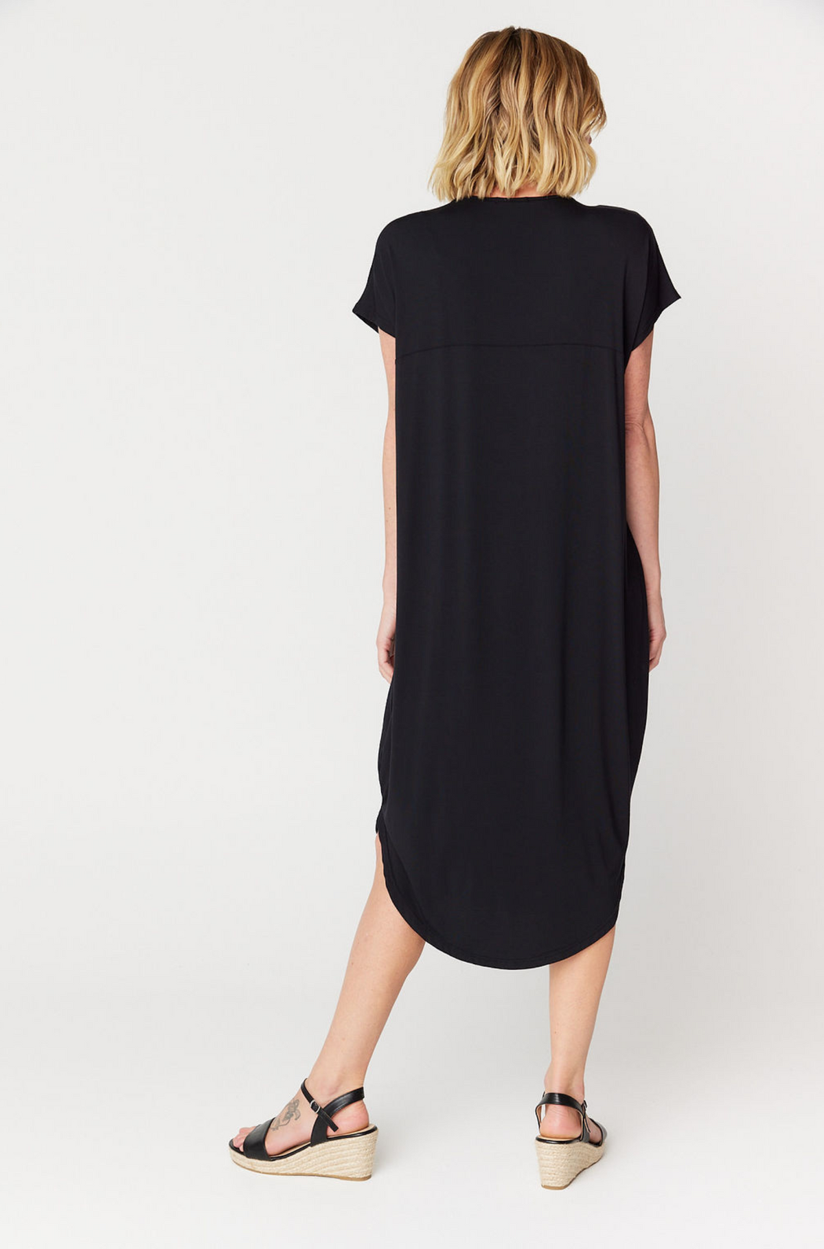 Ivy Midi Dress - Black