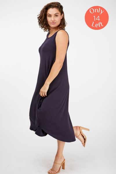 Sleeveless Tri Dress - French Navy