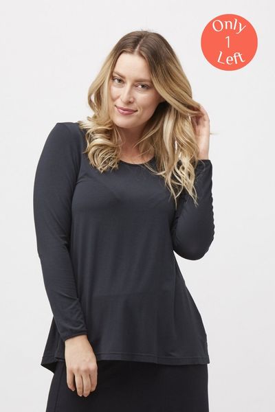 Split Hem Long Sleeve - Forest