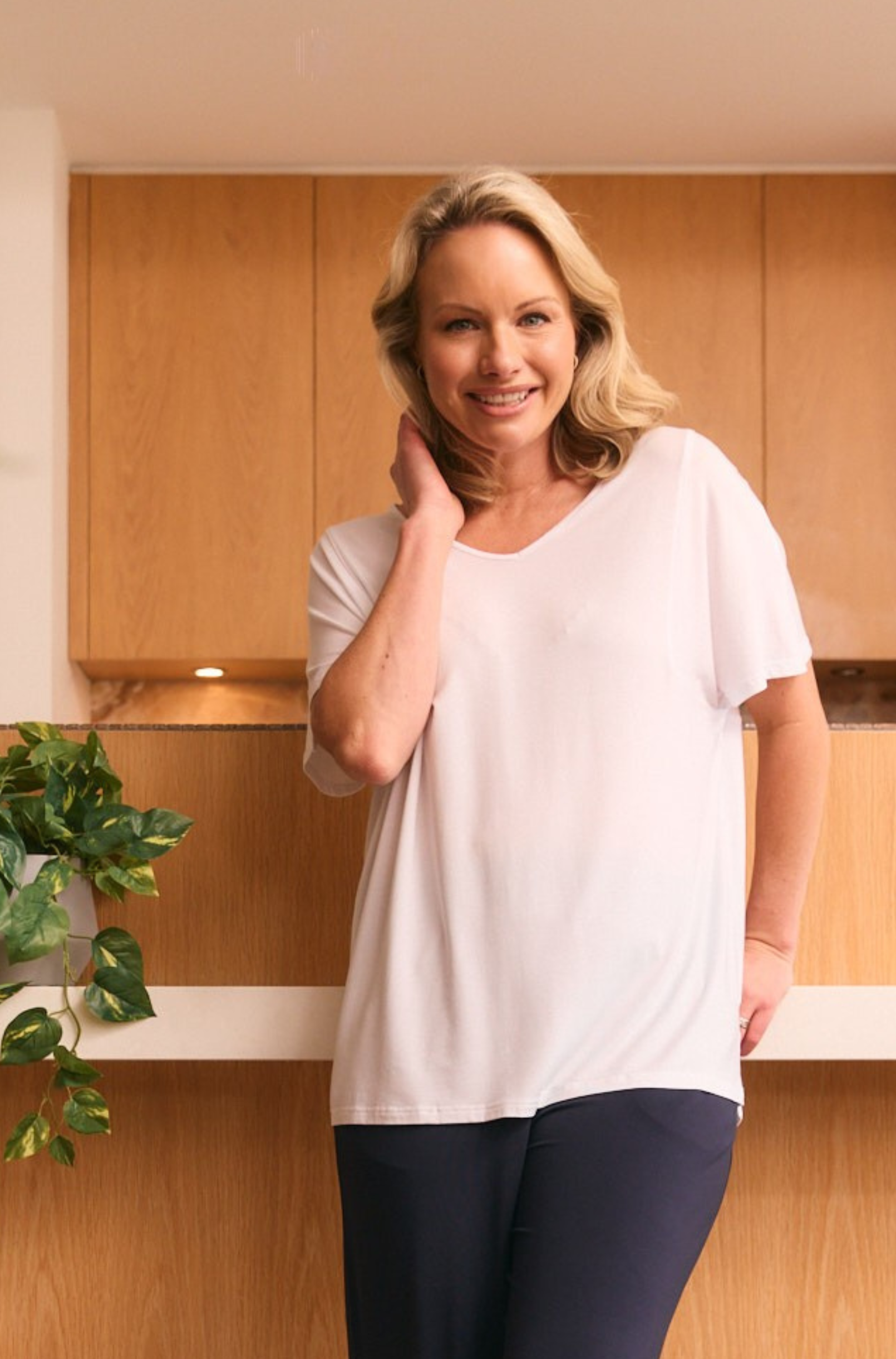 Ivy Swing Tee - White