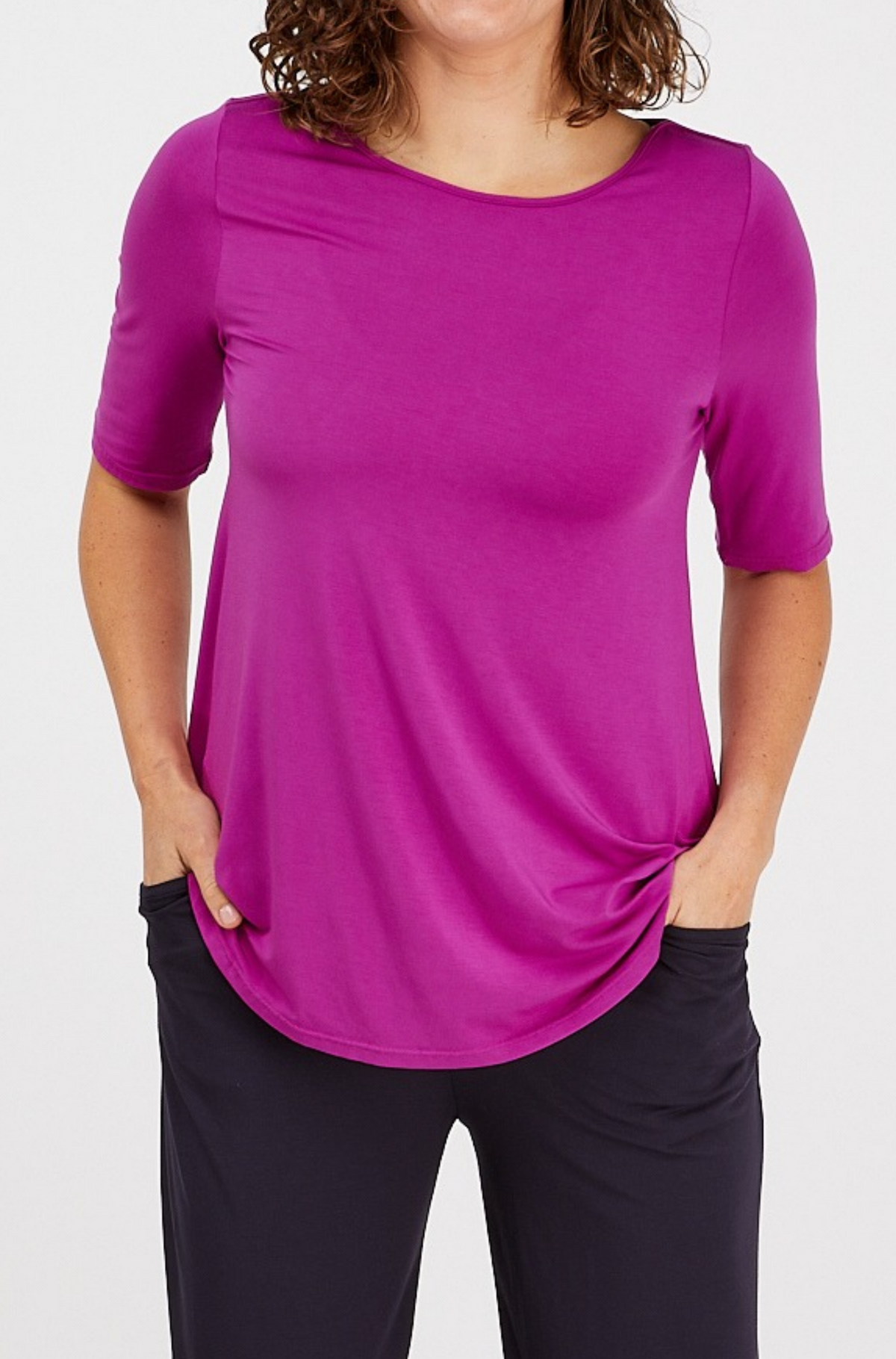 Elbow Swing Tee Sample | Fuchsia