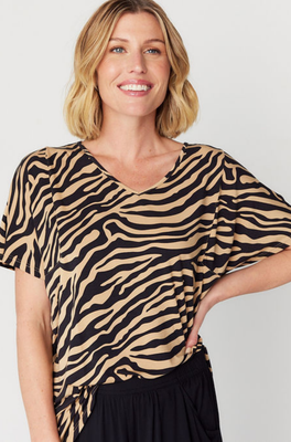 Ivy Swing Tee Sample - Sahara