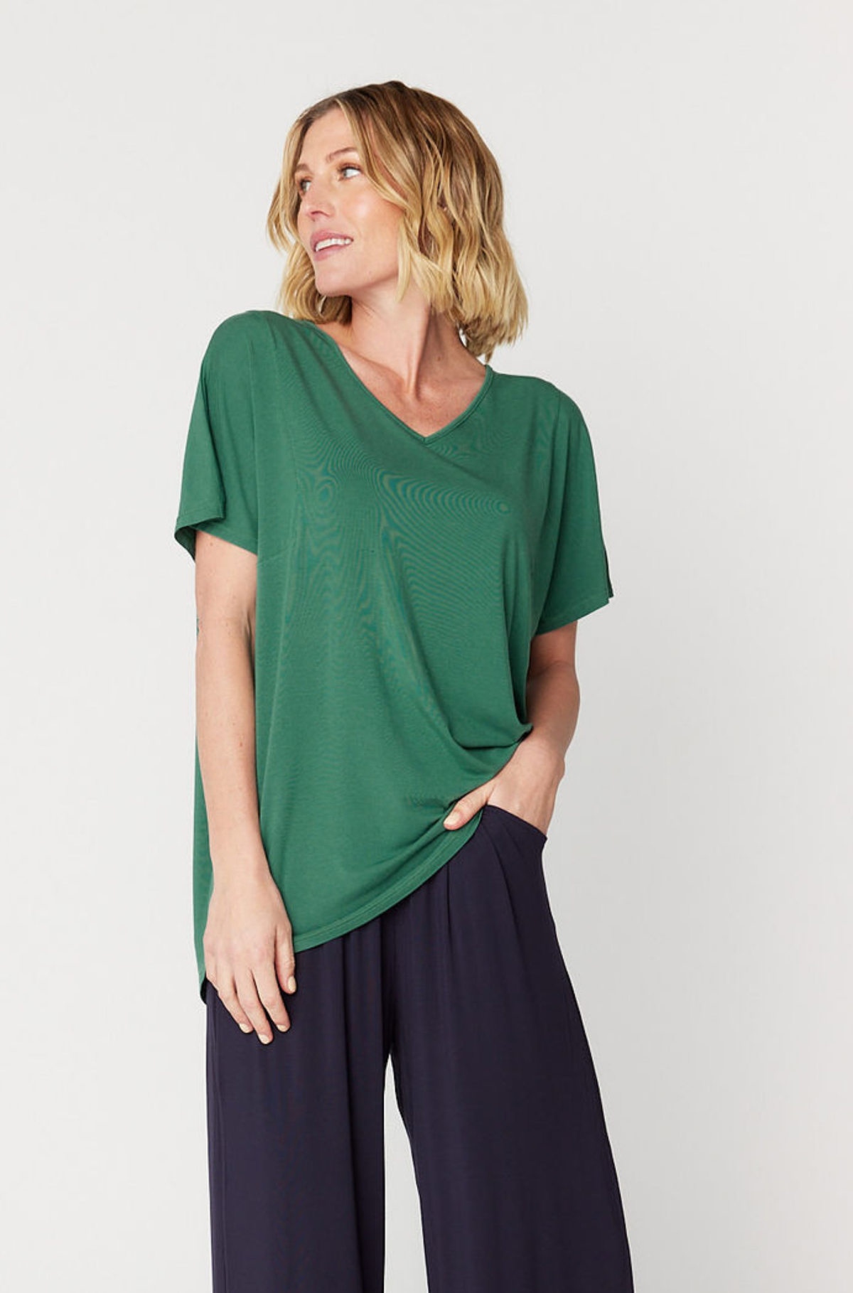 Ivy Swing Tee Sample - Pine