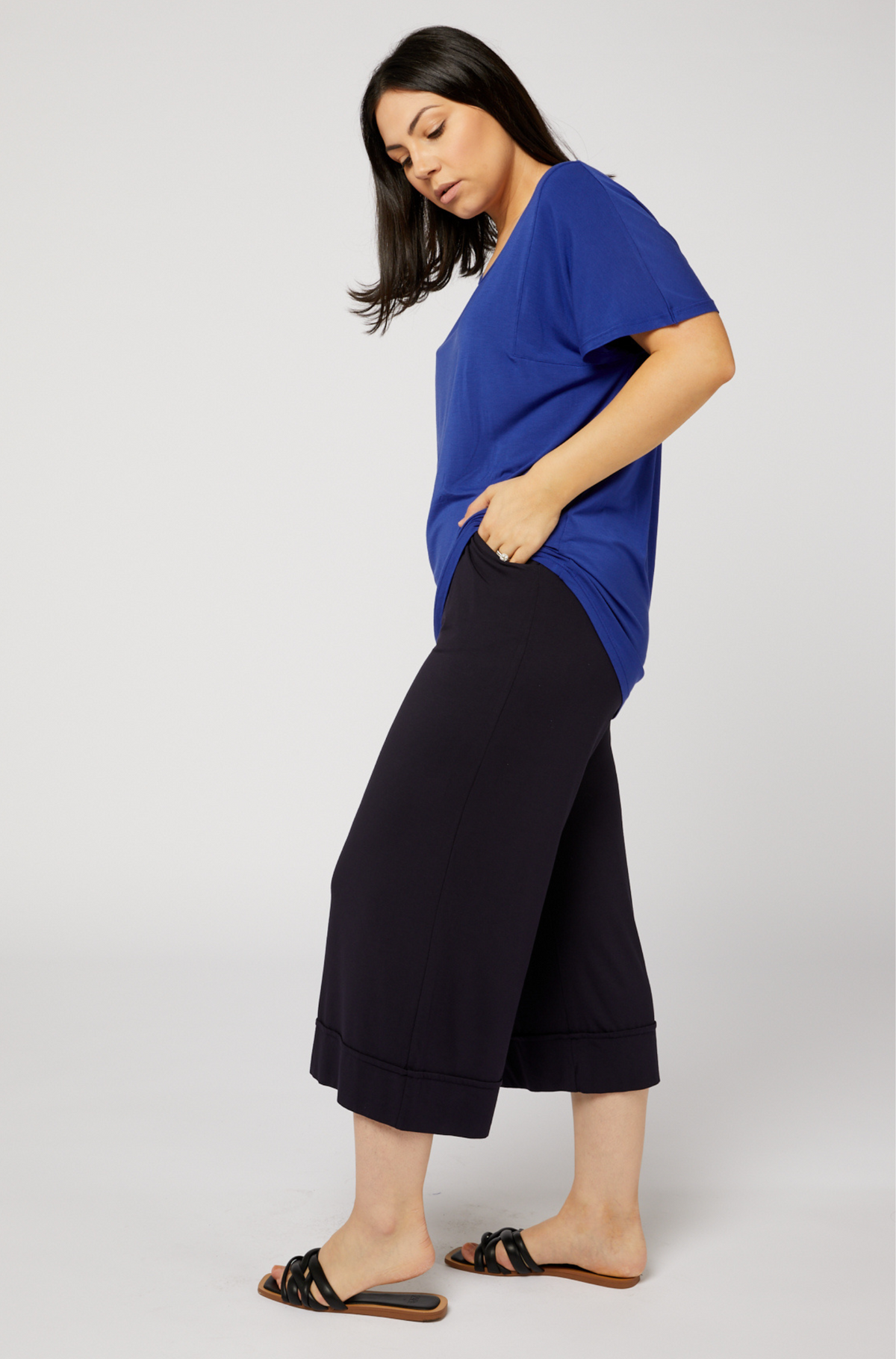 Ivy Swing Tee Sapphire