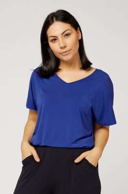 Ivy Swing Tee - Sapphire