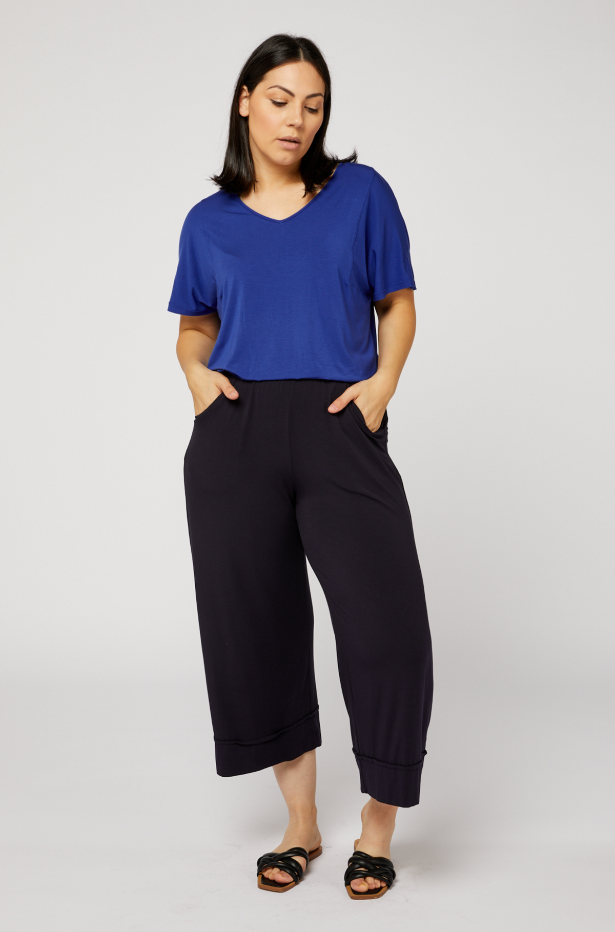 Ivy Swing Tee Sapphire