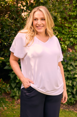 Ivy Swing Tee - White