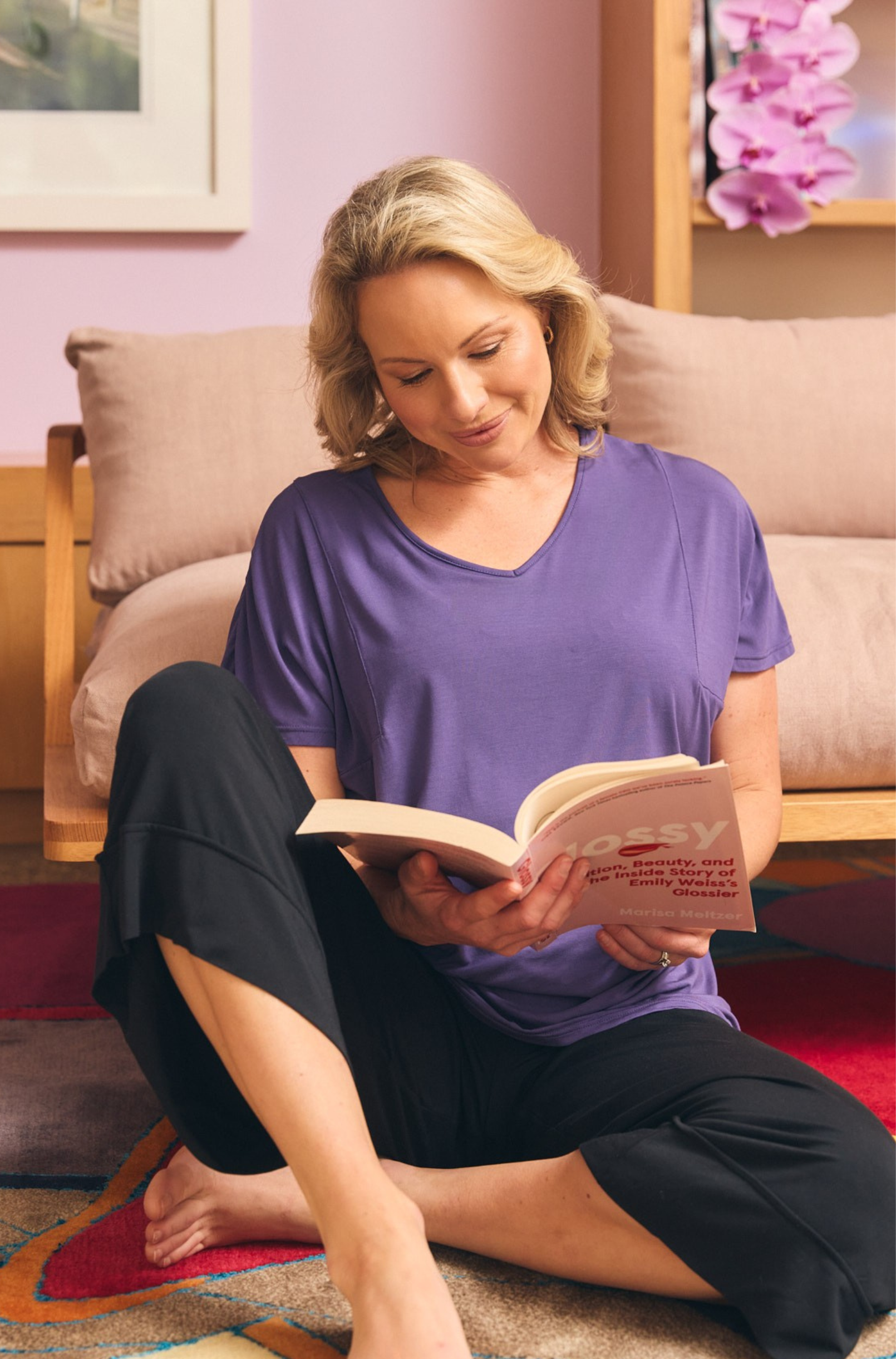 Ivy Swing Tee - Royal Purple