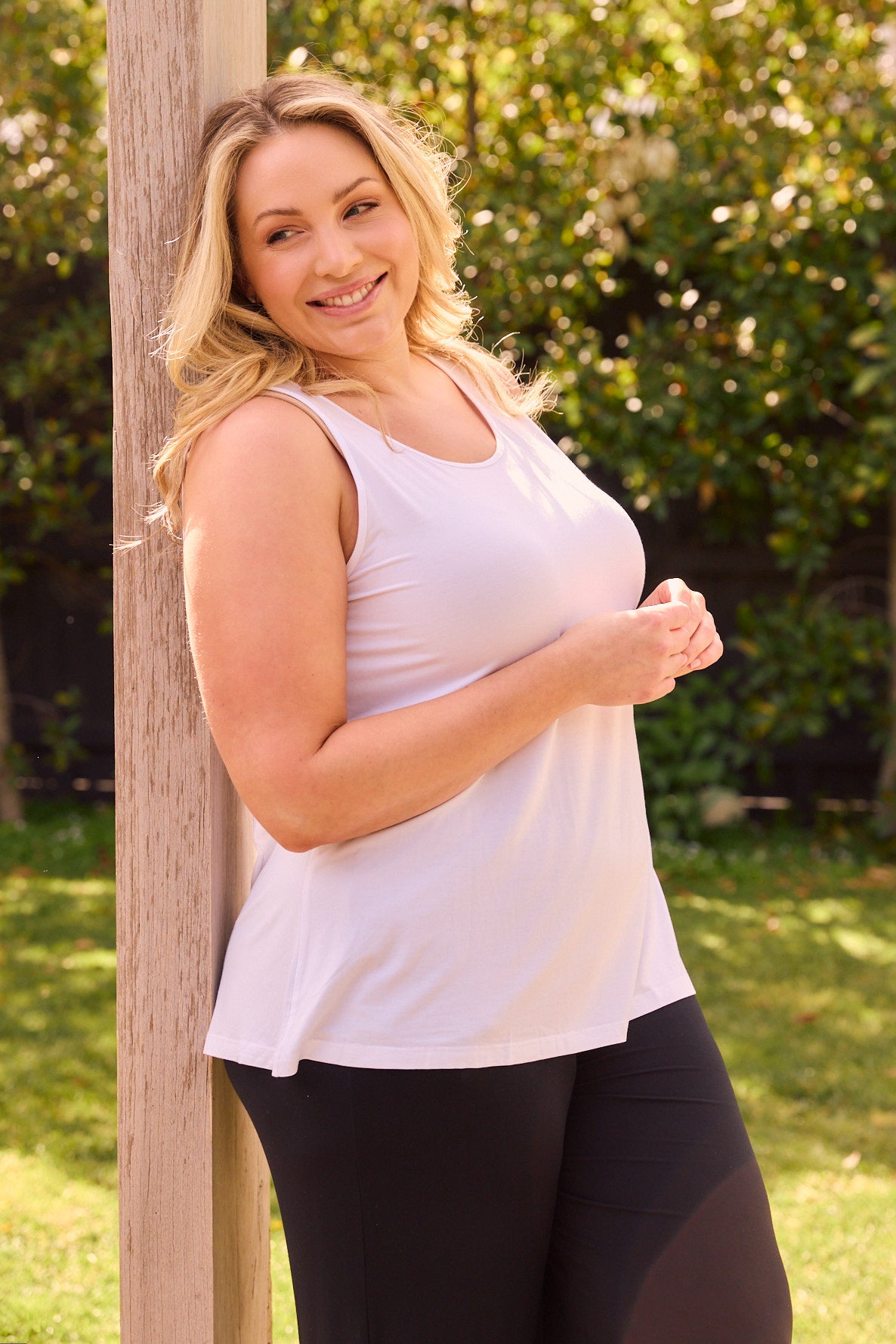 Grace Swing Tank - White