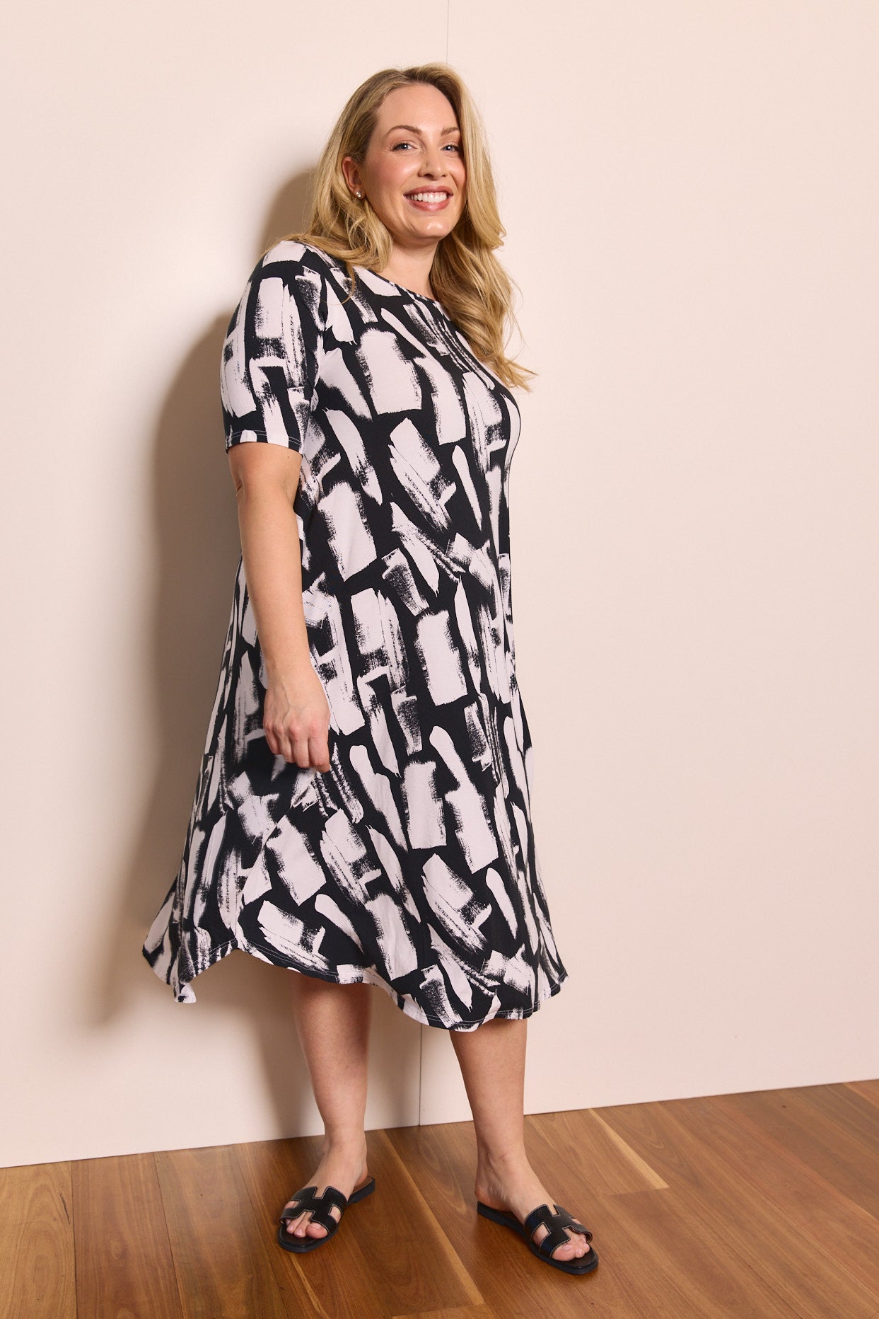 Original Tri Dress - Brush Strokes