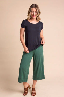 Culotte Resort Pant Sample - Pine