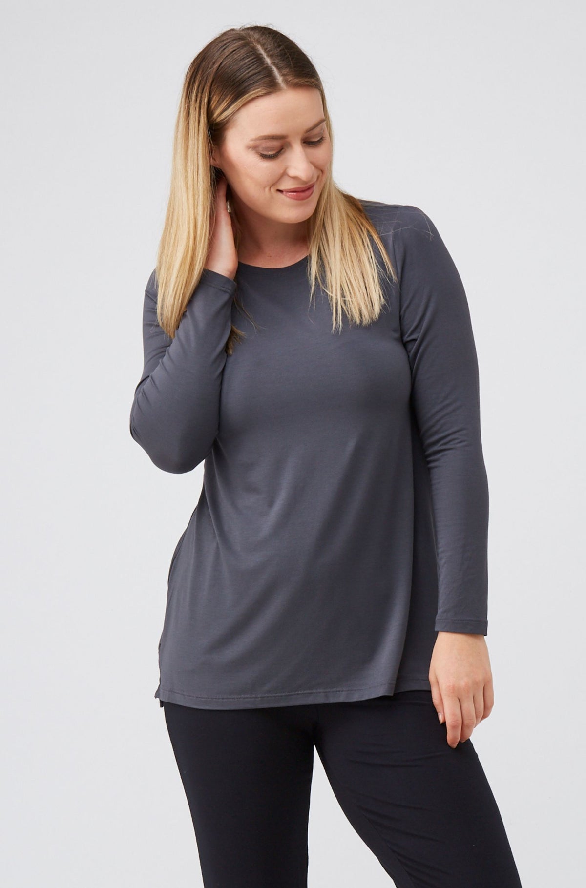 Swing 3/4 Sleeve - Storm Grey