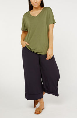 Ivy Swing Tee Sample - Olive