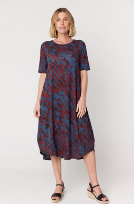 Original Tri Dress Sample - Earth Print
