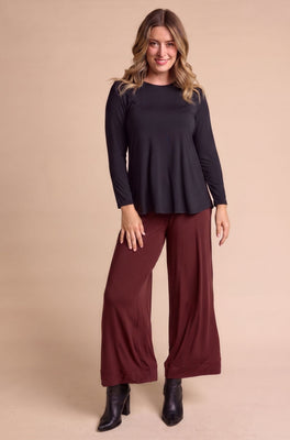 Bella Palazzo Pant Sample - Puce