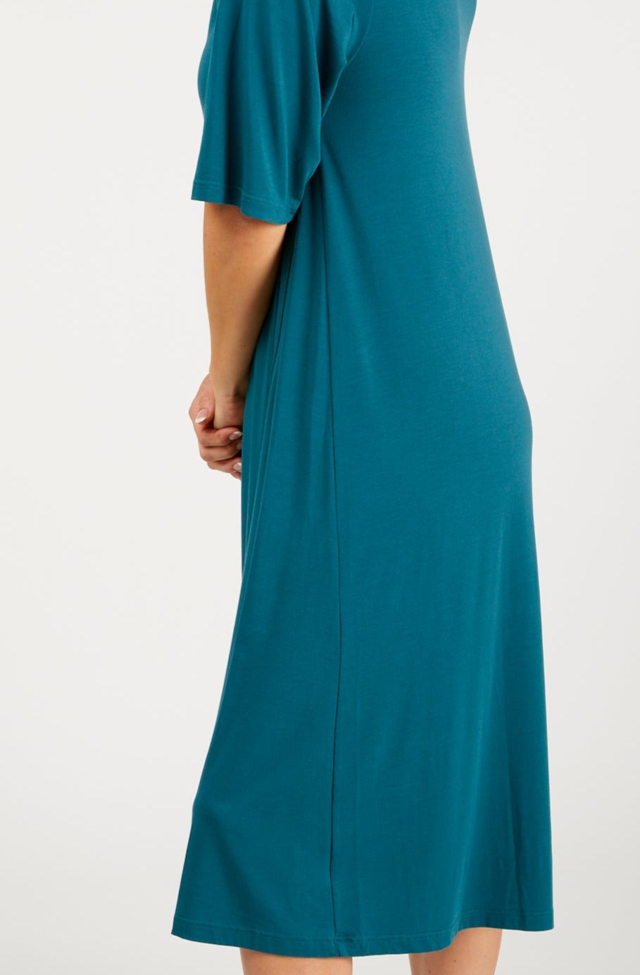 Nina Spliced Dress Atlantic Deep