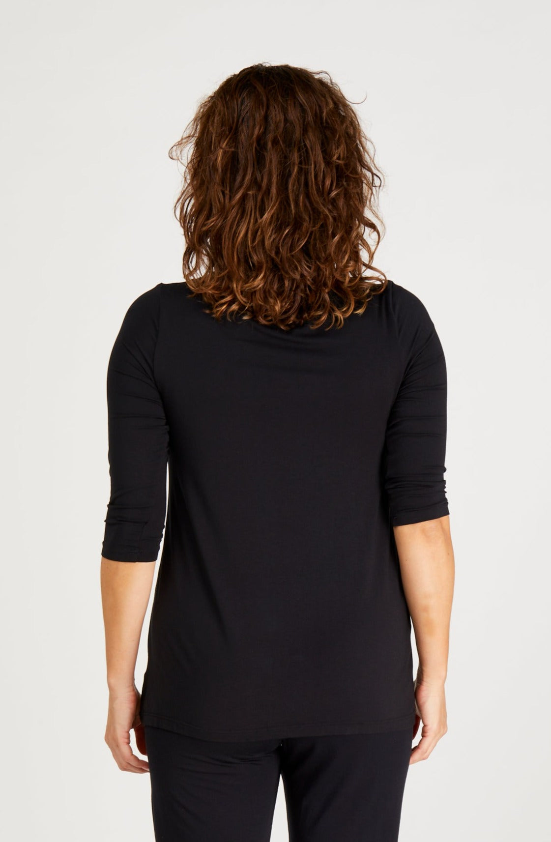 Swing 3/4 Sleeve Black