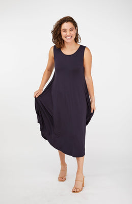 Sleeveless Tri Dress - French Navy