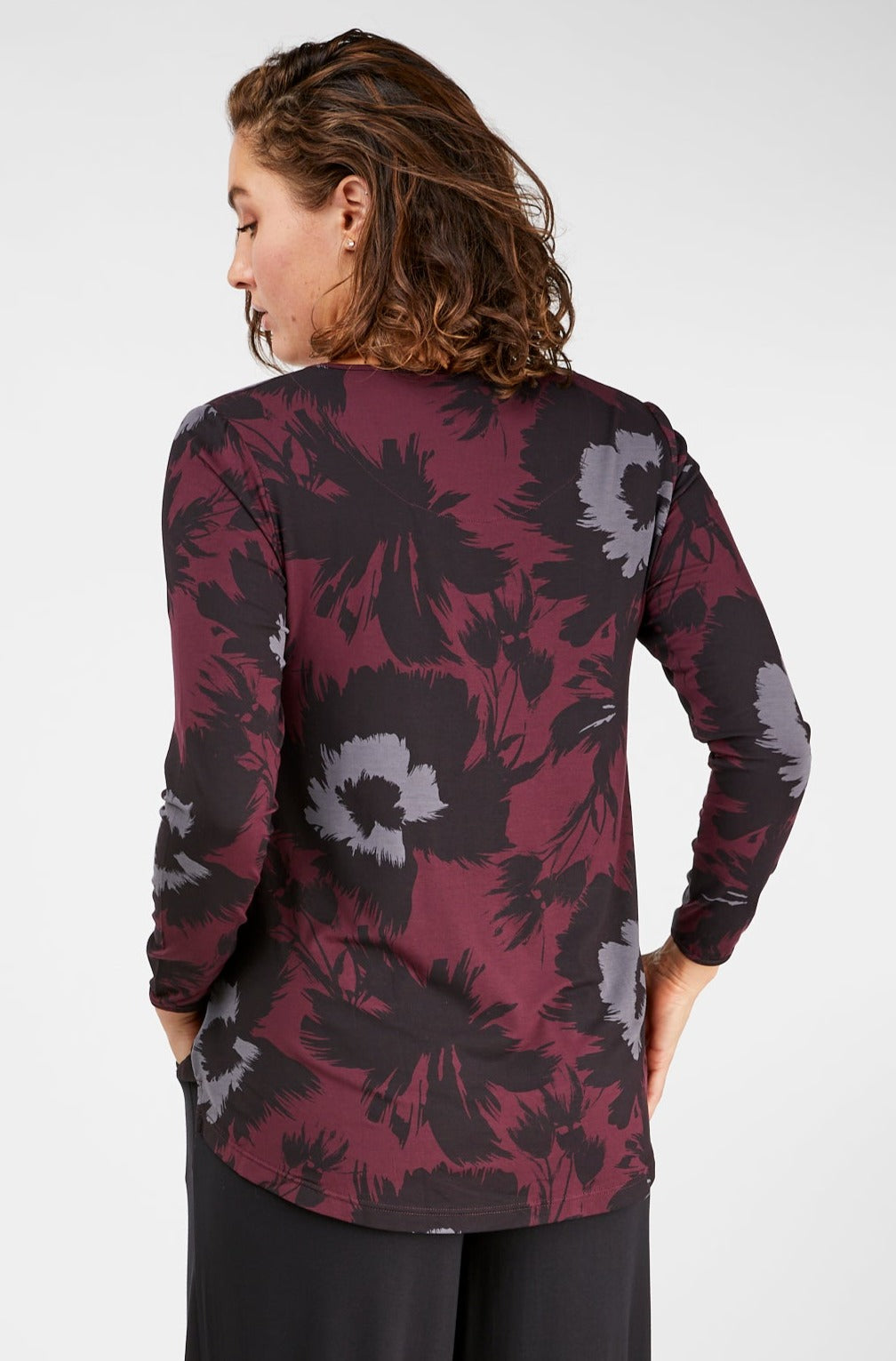Split Hem Long Sleeve Bloom