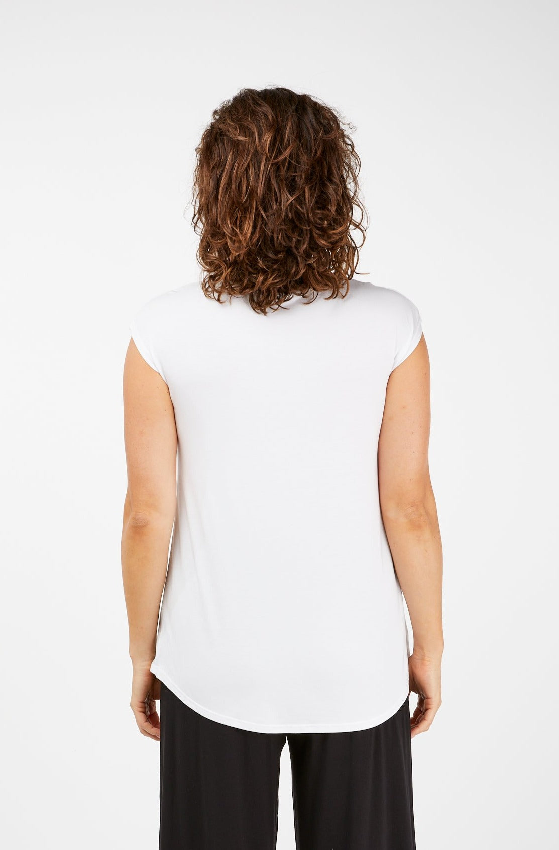 Flared Tank White