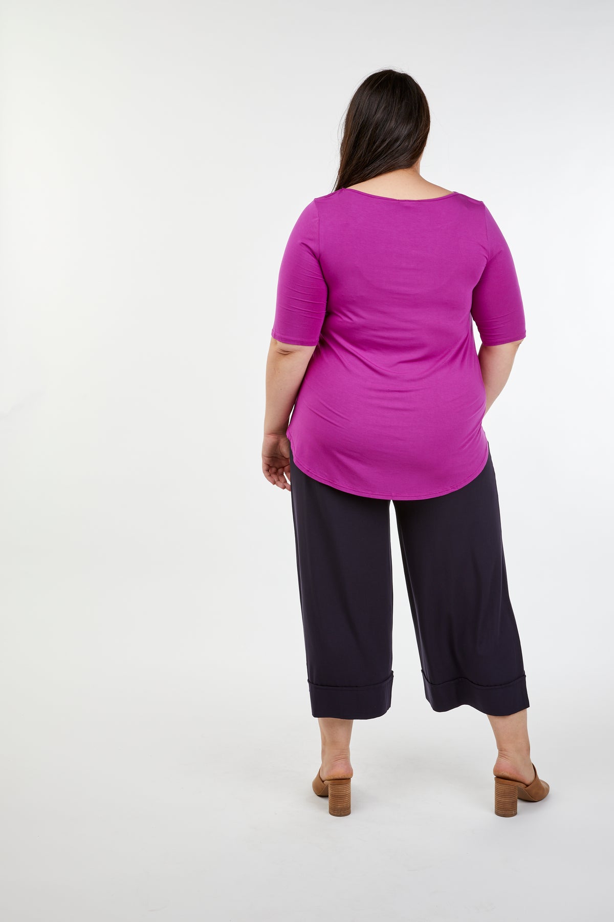 Elbow Swing Tee Magenta