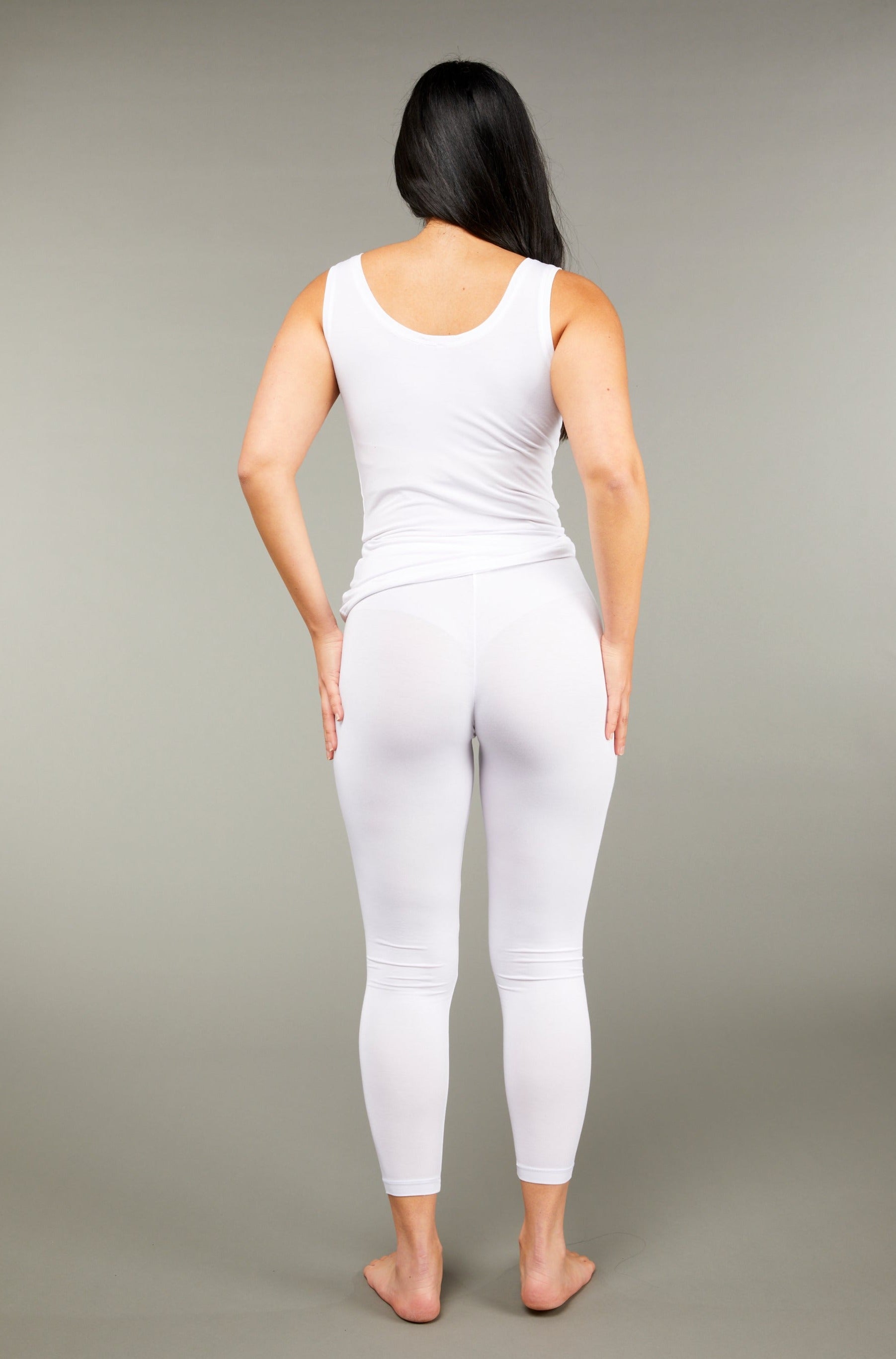 7/8th Legging White