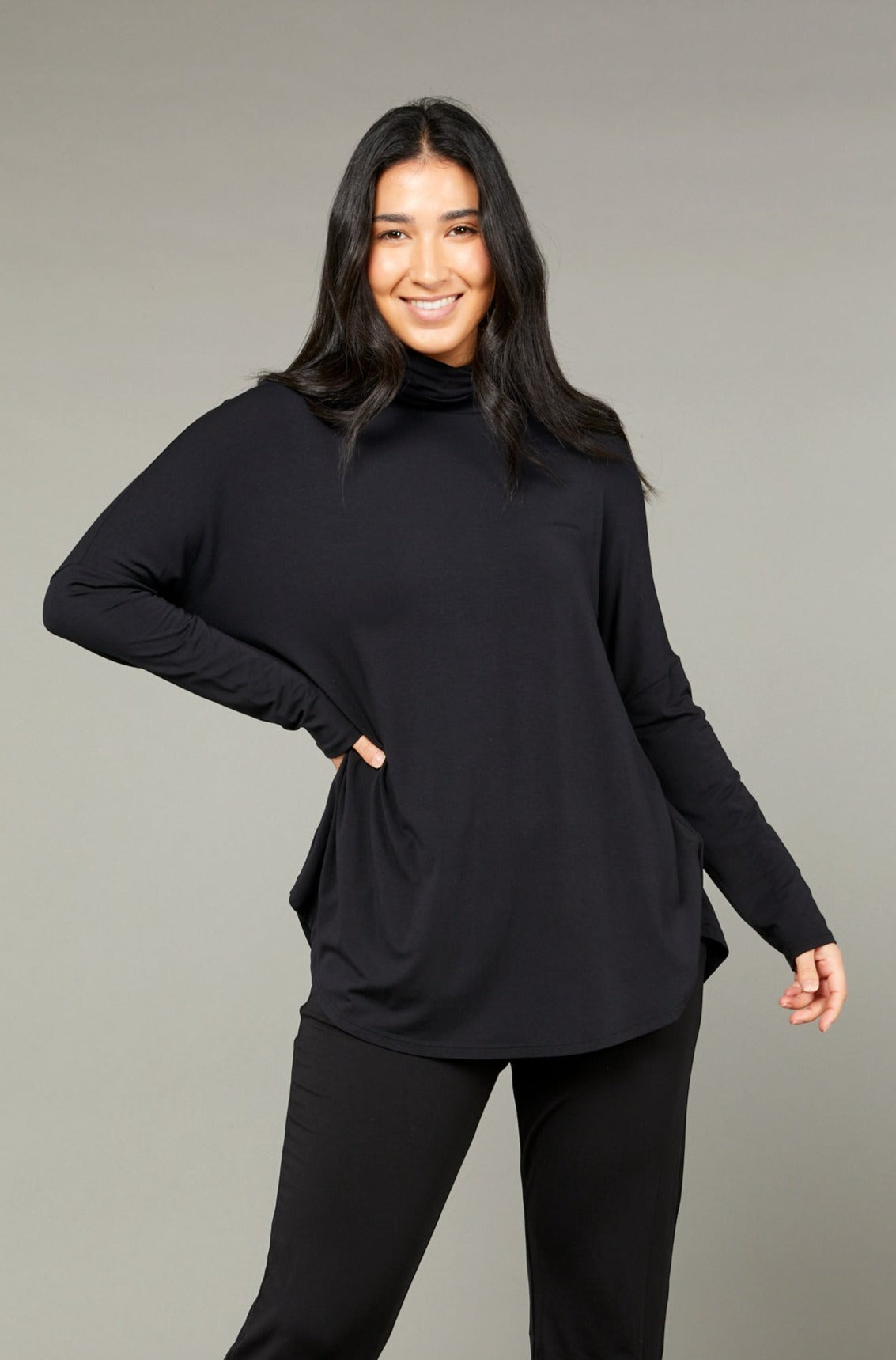 Swing Turtle Neck Black