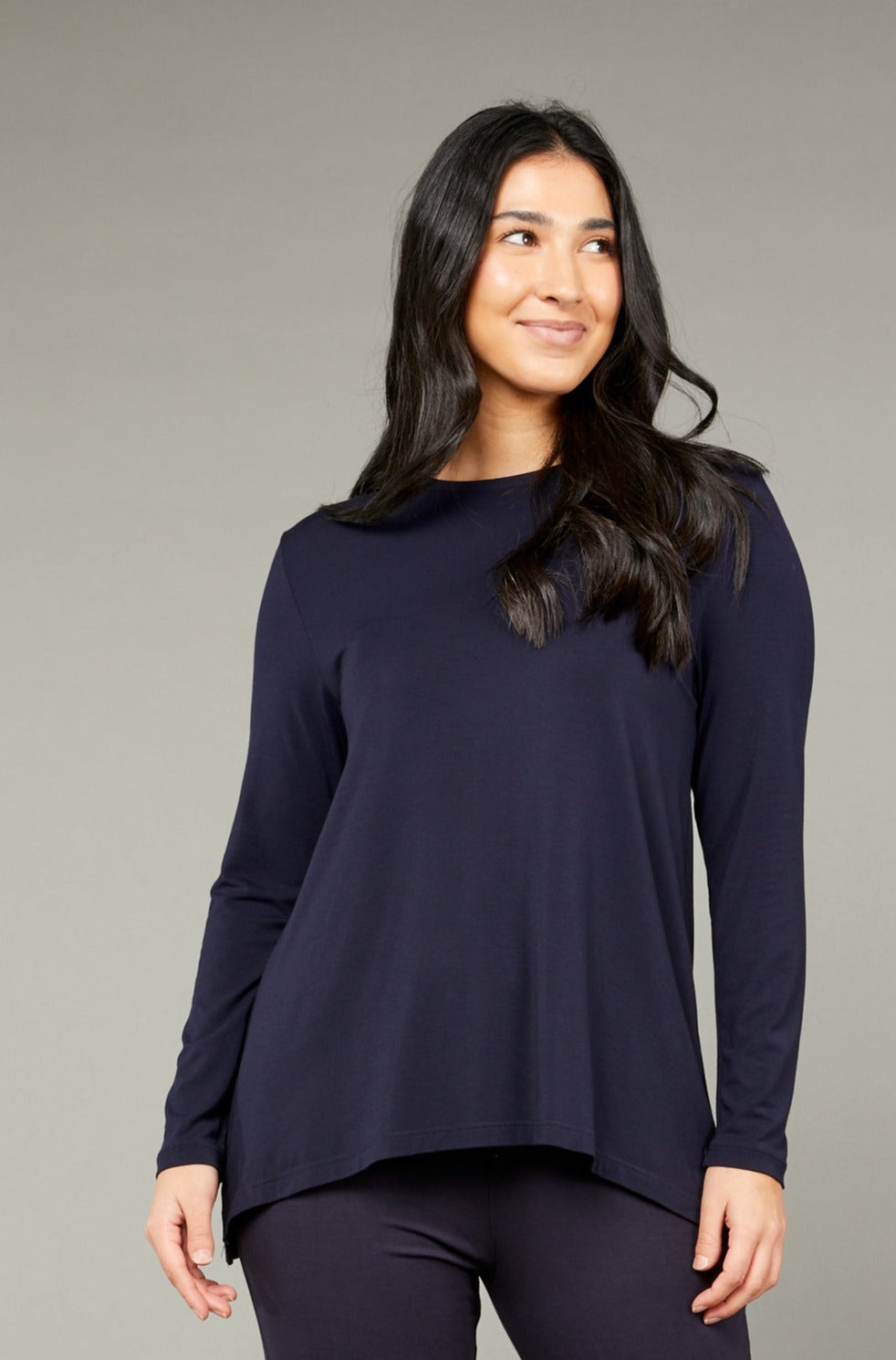 Swing Long Sleeve French Navy